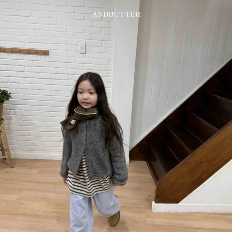 Andbutter - Korean Children Fashion - #littlefashionista - Cozy Cardigan - 3