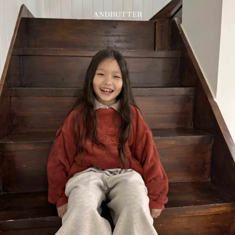 Andbutter - Korean Children Fashion - #littlefashionista - Winter Terry Sweatshirt