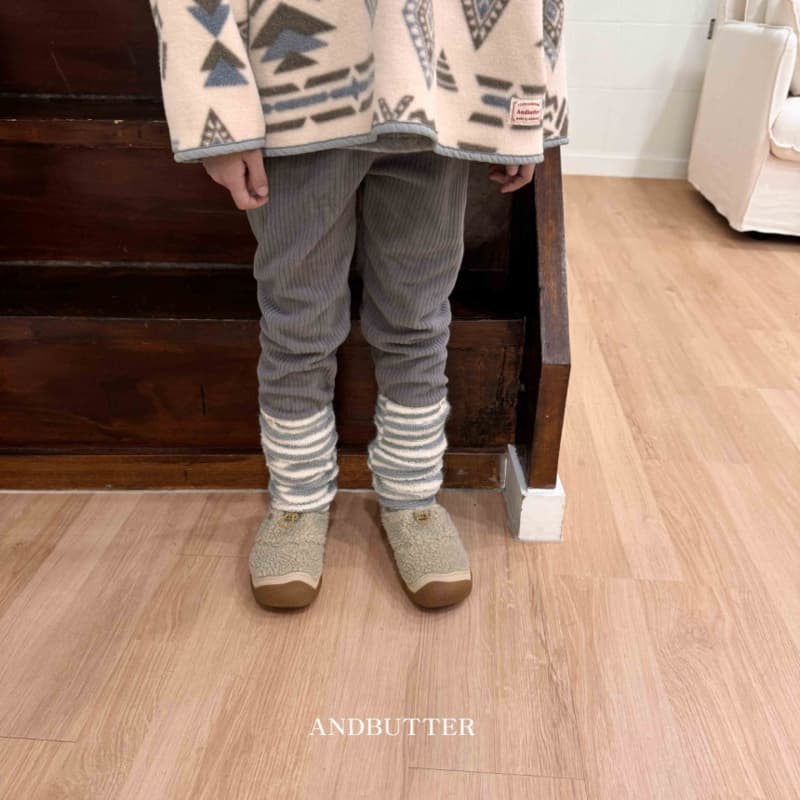 Andbutter - Korean Children Fashion - #magicofchildhood - Like Ribbed Pants - 10