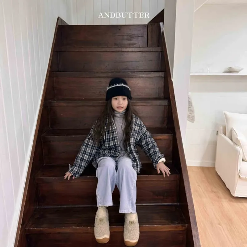 Andbutter - Korean Children Fashion - #magicofchildhood - Curly Check Shirt - 8