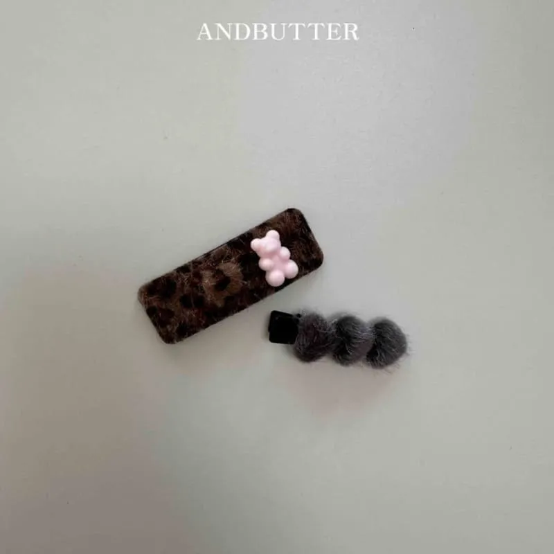 Andbutter - Korean Children Fashion - #minifashionista - Leopard Heart Pin - 5