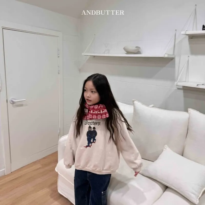 Andbutter - Korean Children Fashion - #minifashionista - Brother Sweatshirt - 8