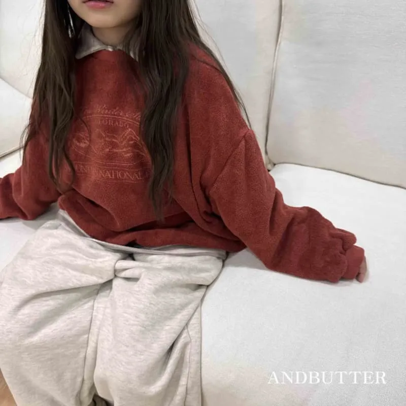 Andbutter - Korean Children Fashion - #minifashionista - Winter Terry Sweatshirt - 3