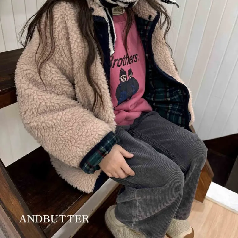 Andbutter - Korean Children Fashion - #magicofchildhood - Pig Corduroy Pants - 4