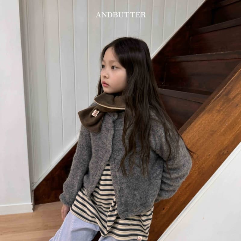 Andbutter - Korean Children Fashion - #prettylittlegirls - Reversible Muffler - 2