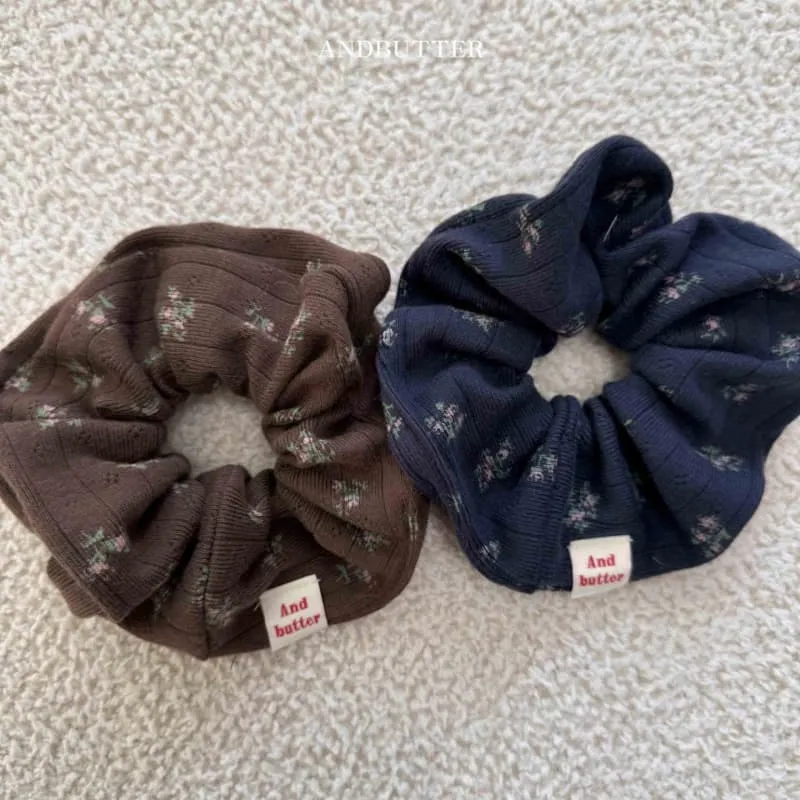 Andbutter - Korean Children Fashion - #stylishchildhood - Eyelet Chouchou Scrunchie - 5