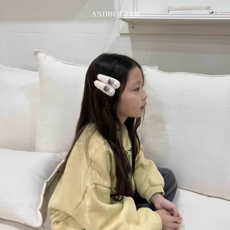 Andbutter - Korean Children Fashion - #todddlerfashion - Soft Pearl Hairpin - 2