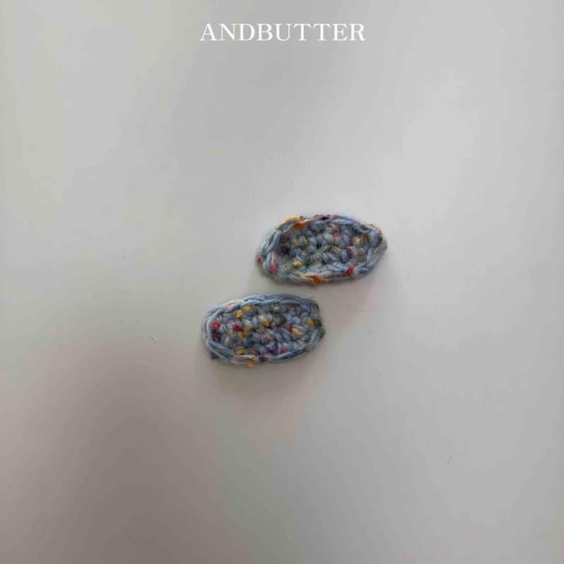 Andbutter - Korean Children Fashion - #todddlerfashion - Mix Knit Hairpin - 8