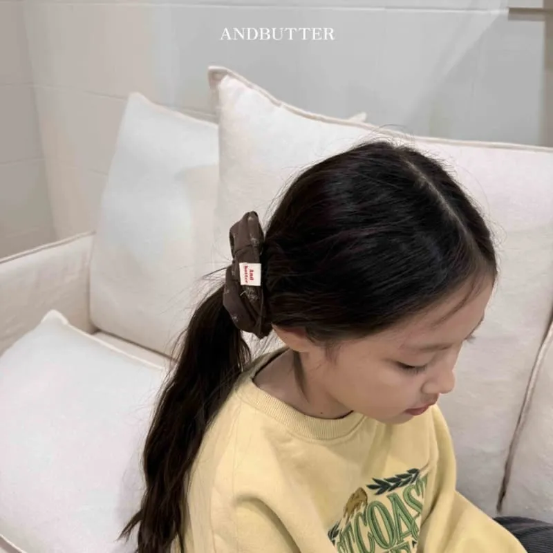 Andbutter - Korean Children Fashion - #todddlerfashion - Eyelet Chouchou Scrunchie - 3