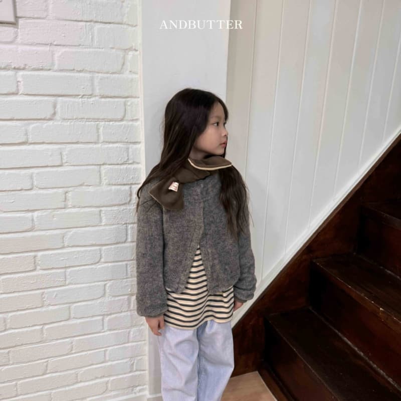 Andbutter - Korean Children Fashion - #todddlerfashion - Reversible Muffler - 4