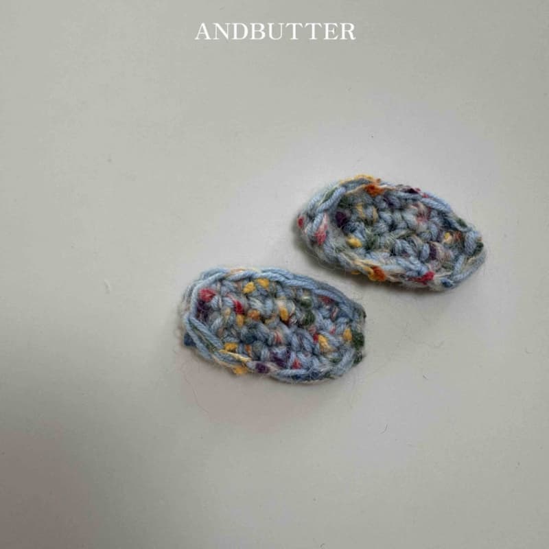 Andbutter - Korean Children Fashion - #toddlerclothing - Mix Knit Hairpin - 9