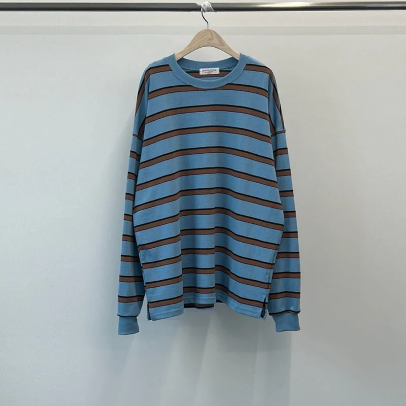 Another Avenue - Korean Women Fashion - #momslook - Bigs Stripe Tee - 3