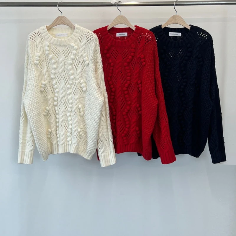 Another Avenue - Korean Women Fashion - #momslook - Wool Bell Knit Sweater