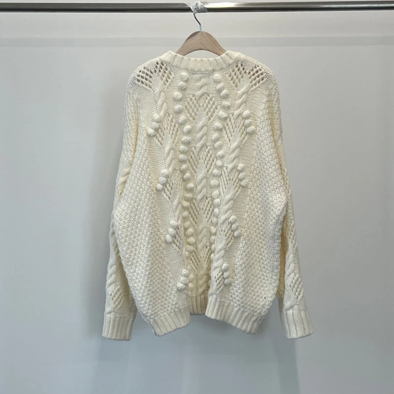 Another Avenue - Korean Women Fashion - #momslook - Wool Bell Knit Sweater - 3