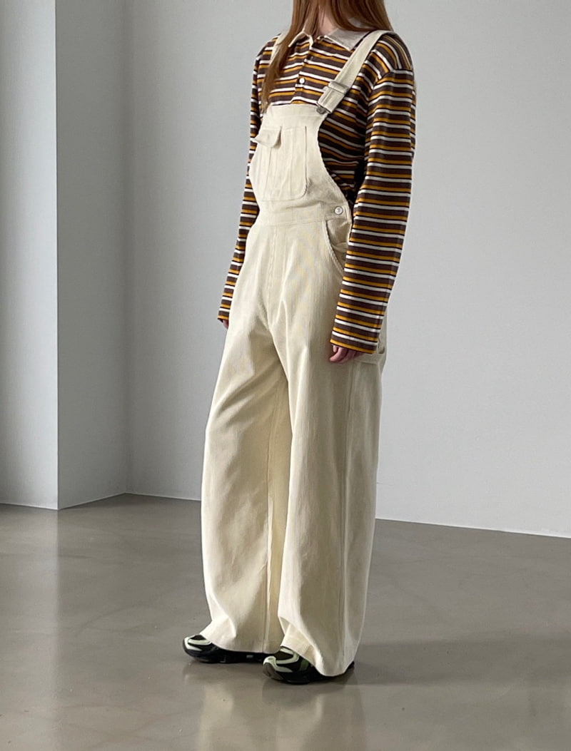 Another Avenue - Korean Women Fashion - #momslook - 518 Corduroy Jumpsuit - 12