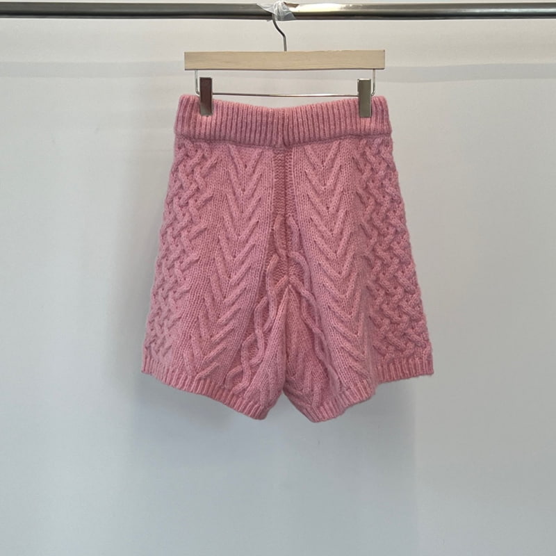 Another Avenue - Korean Women Fashion - #womensfashion - Wool Twist Knit Shorts - 3