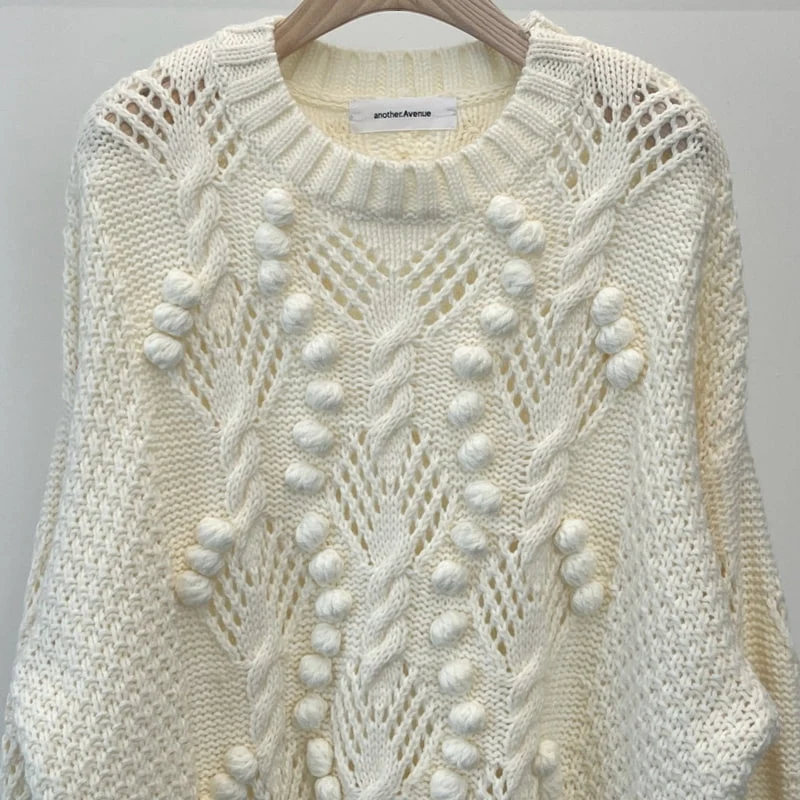 Another Avenue - Korean Women Fashion - #womensfashion - Wool Bell Knit Sweater - 2