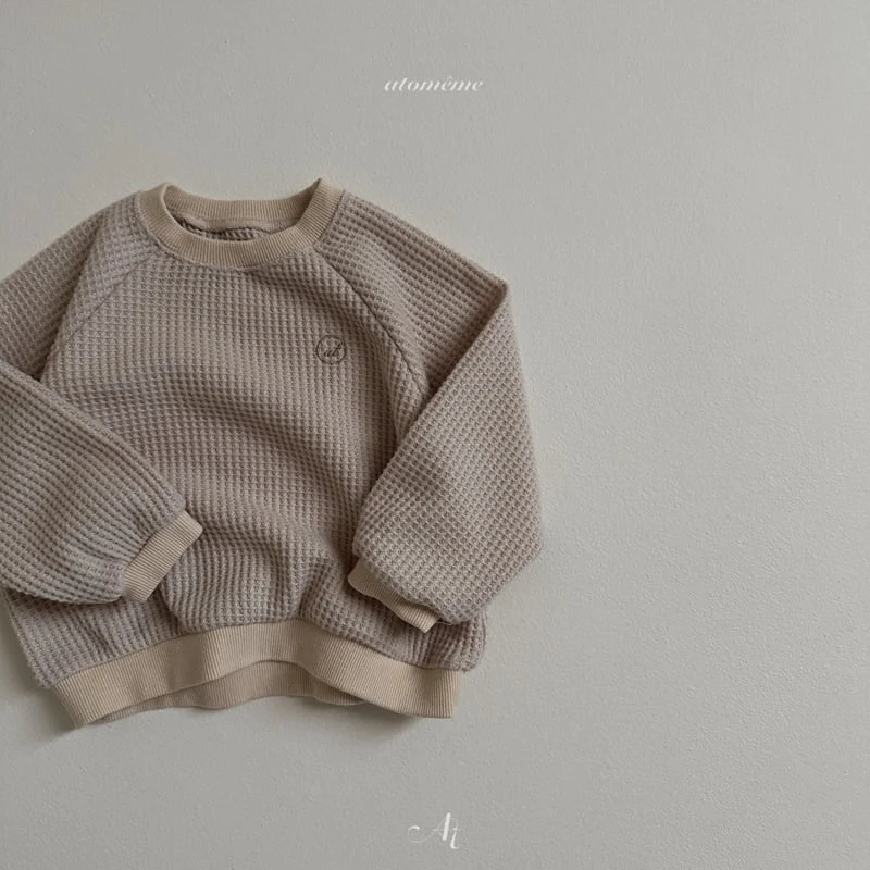 Atomeme - Korean Baby Fashion - #babylifestyle - Ato Waffle Sweatshirt - 7