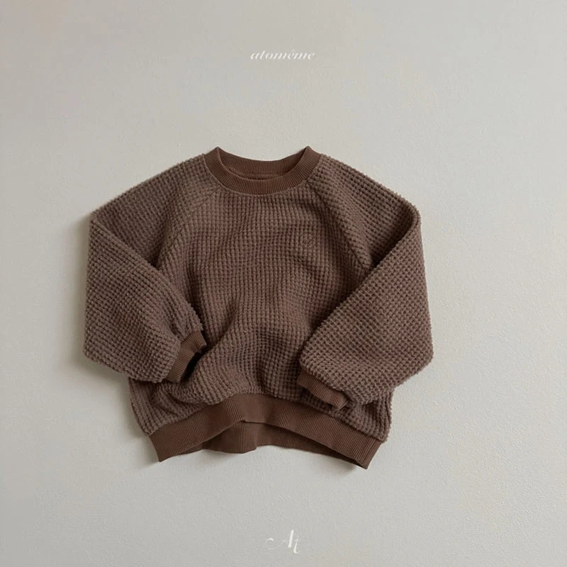 Atomeme - Korean Baby Fashion - #babyoninstagram - Ato Waffle Sweatshirt - 8