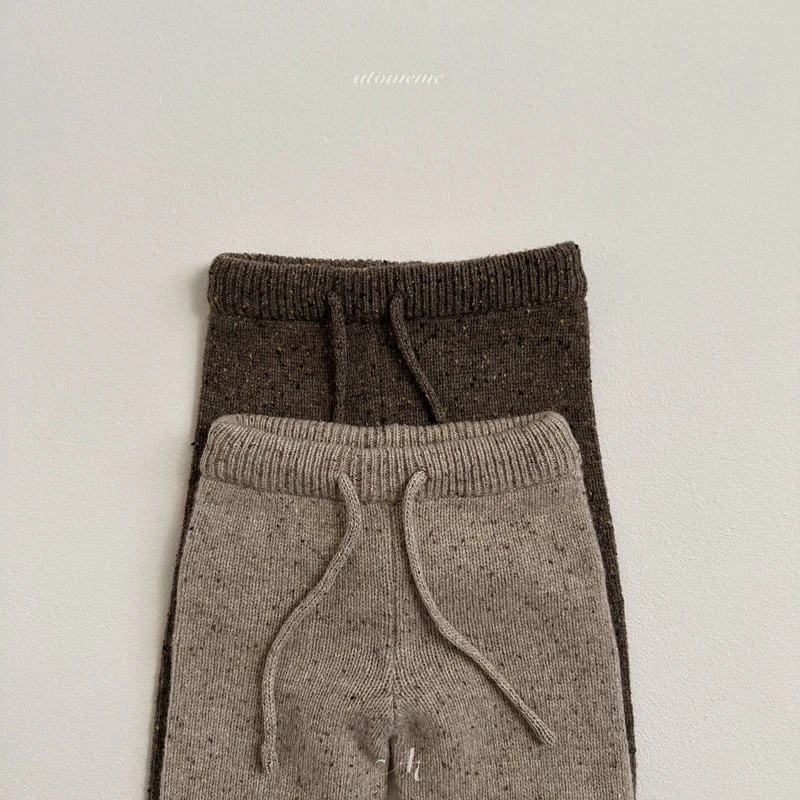 Atomeme - Korean Baby Fashion - #babyoutfit - Winter Knit Pants - 8