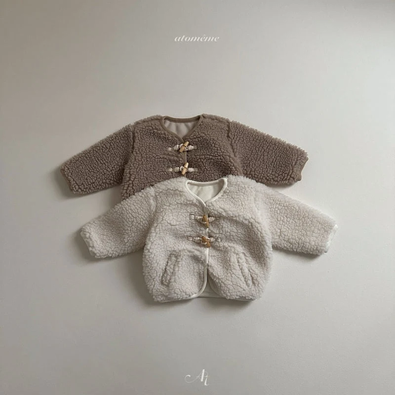 Atomeme - Korean Baby Fashion - #babyoutfit - Fluffy Jacket