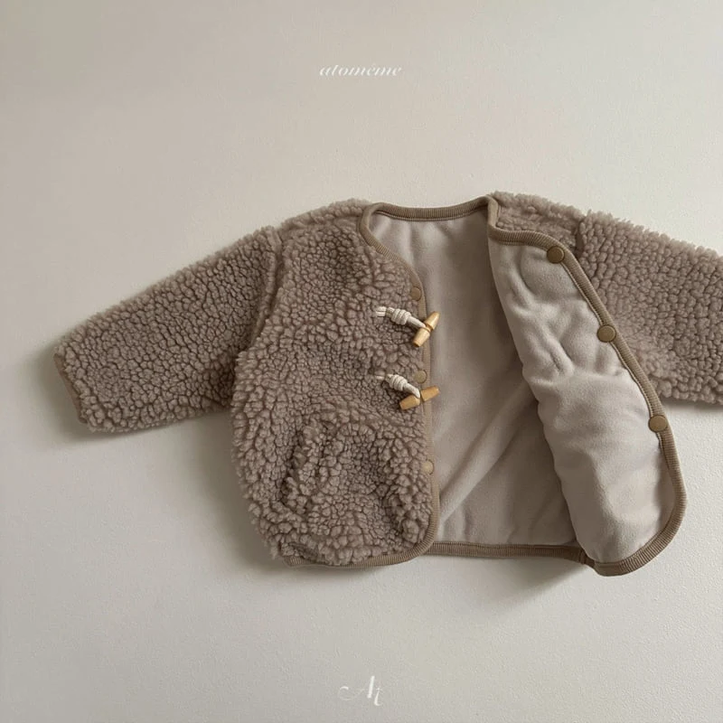 Atomeme - Korean Baby Fashion - #babywear - Fluffy Jacket - 3