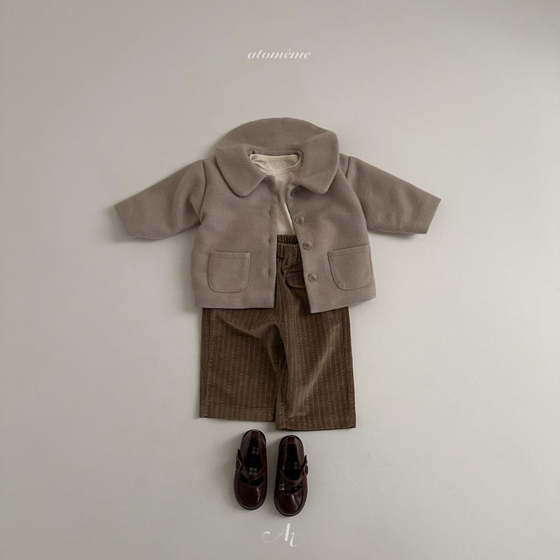 Atomeme - Korean Baby Fashion - #smilingbaby - Two Pocket Coat - 10