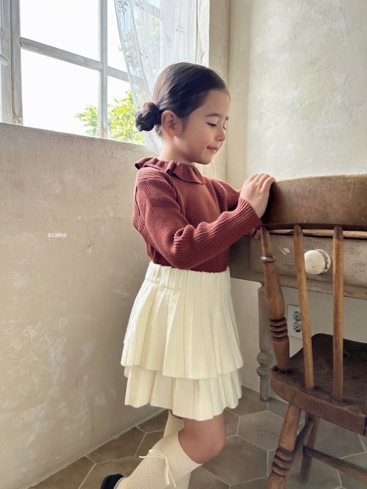 Azalea - Korean Children Fashion - #discoveringself - Ember Frill Knit - 10