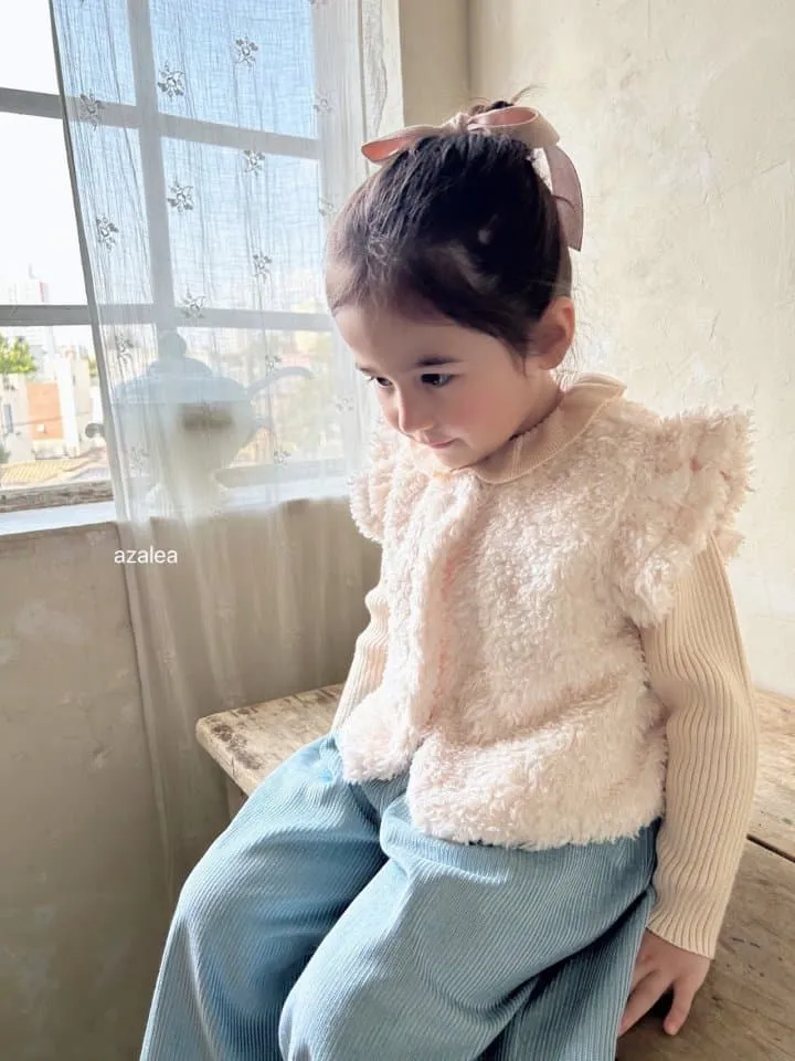 Azalea - Korean Children Fashion - #discoveringself - Tencel Corduroy Wide Pants - 5