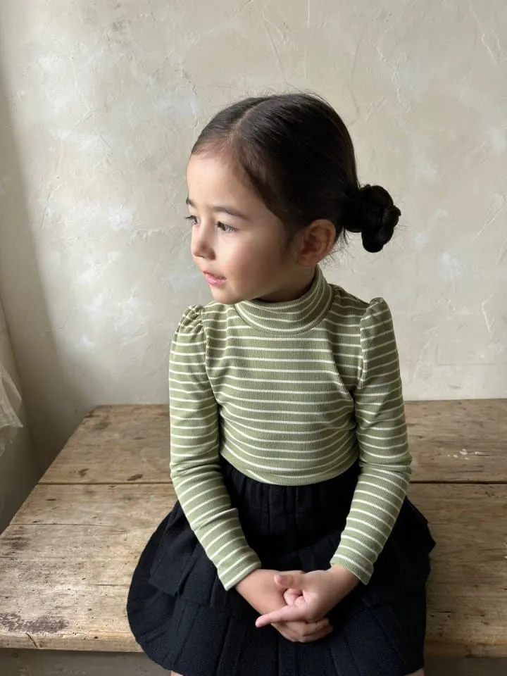 Azalea - Korean Children Fashion - #minifashionista - Soft Stripe Tee - 9