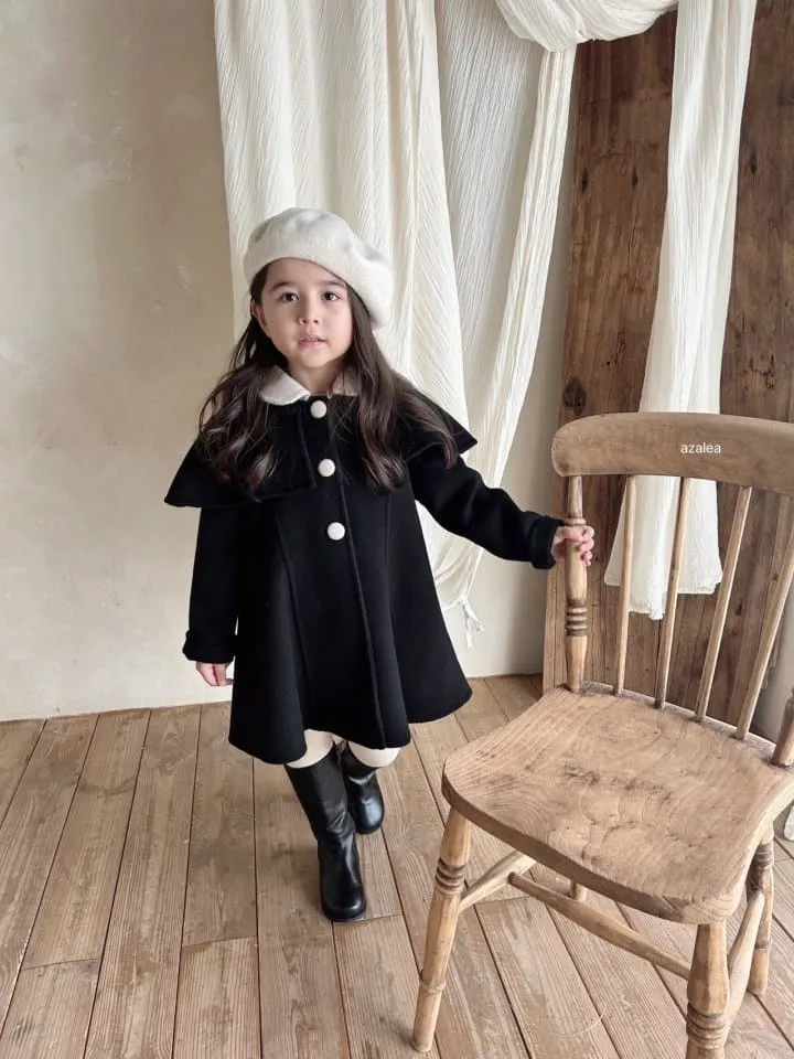 Azalea - Korean Children Fashion - #toddlerclothing - Olivia Cape Coat - 4