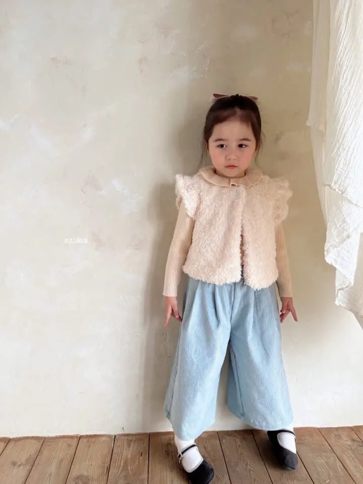 Azalea - Korean Children Fashion - #stylishchildhood - Tencel Corduroy Wide Pants