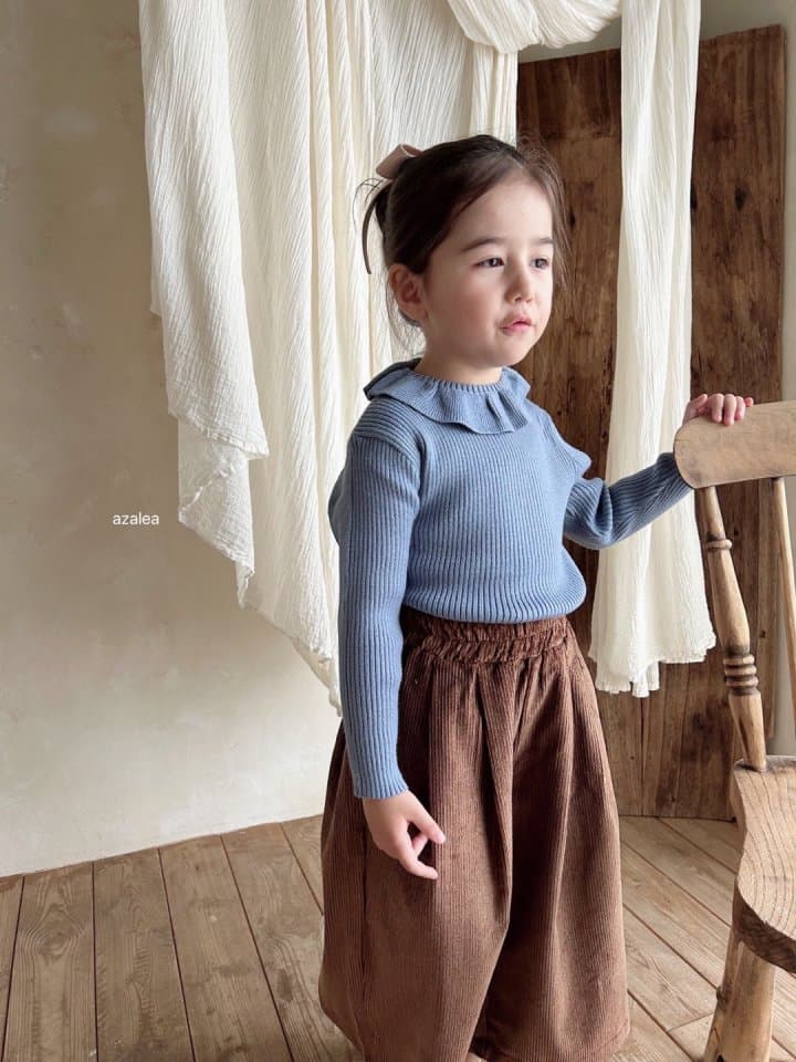 Azalea - Korean Children Fashion - #toddlerclothing - Ember Frill Knit - 5