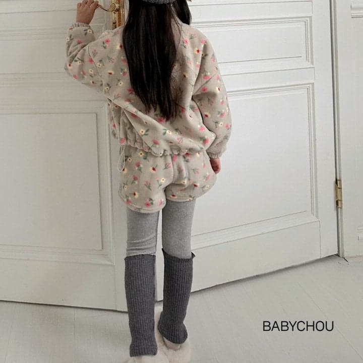 Babychou - Korean Children Fashion - #Kfashion4kids - Warmer Leggings - 9