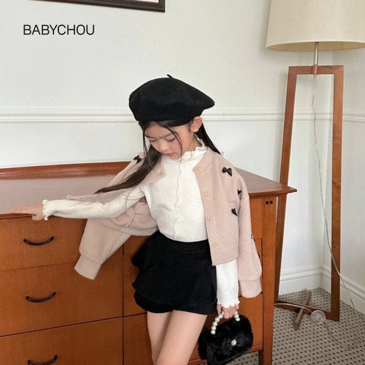 Babychou - Korean Children Fashion - #childofig - Kelly Turtleneck Tee - 7