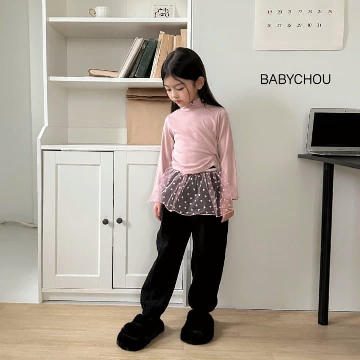 Babychou - Korean Children Fashion - #childofig - Mini Heart Skirt - 8