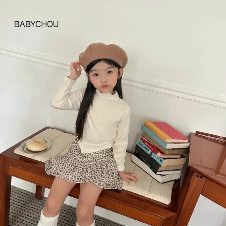 Babychou - Korean Children Fashion - #childofig - Kink Turtleneck Tee - 3