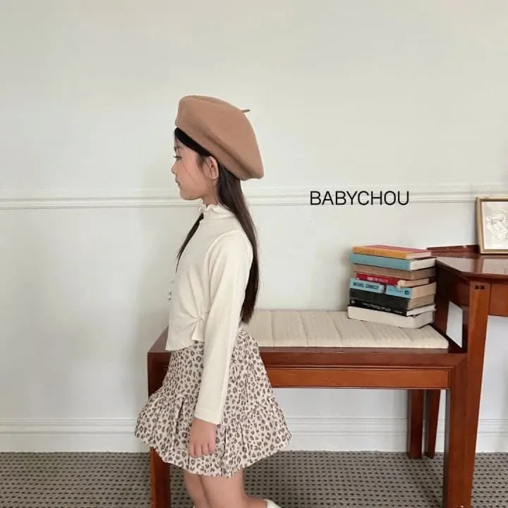 Babychou - Korean Children Fashion - #childofig - Kink Turtleneck Tee - 4