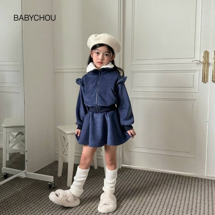 Babychou - Korean Children Fashion - #discoveringself - Lulu Zip-Up Set - 11