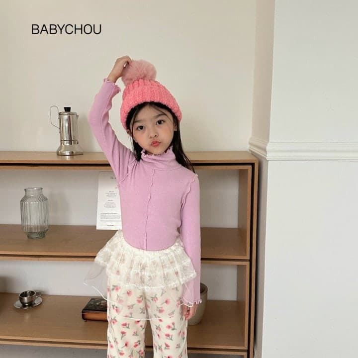 Babychou - Korean Children Fashion - #discoveringself - Kelly Turtleneck Tee - 10