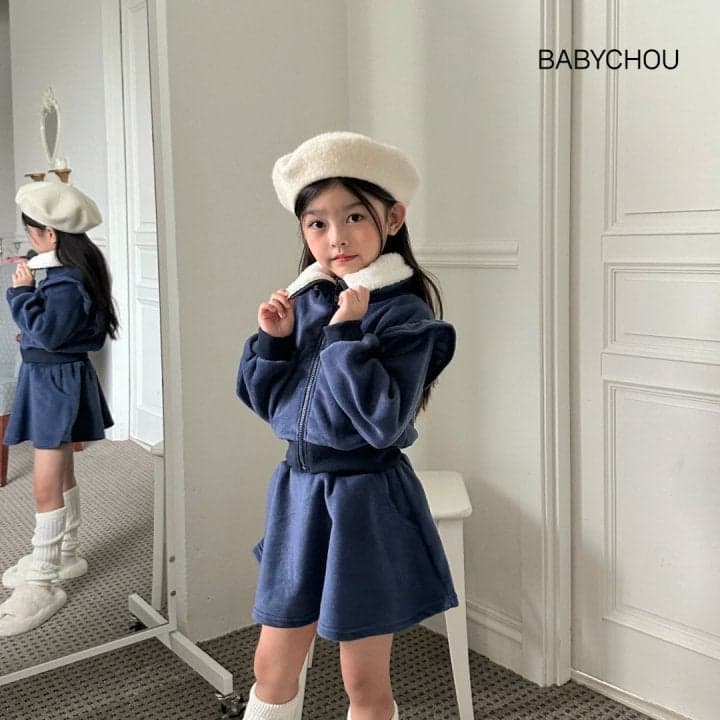 Babychou - Korean Children Fashion - #fashionkids - Lulu Zip-Up Set - 12