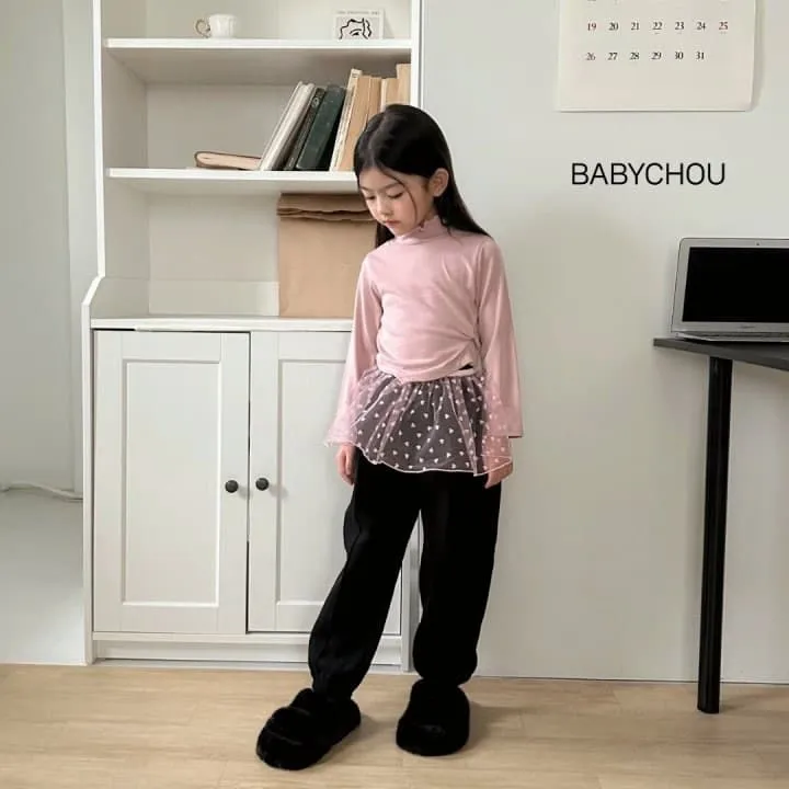 Babychou - Korean Children Fashion - #fashionkids - Kink Turtleneck Tee - 7