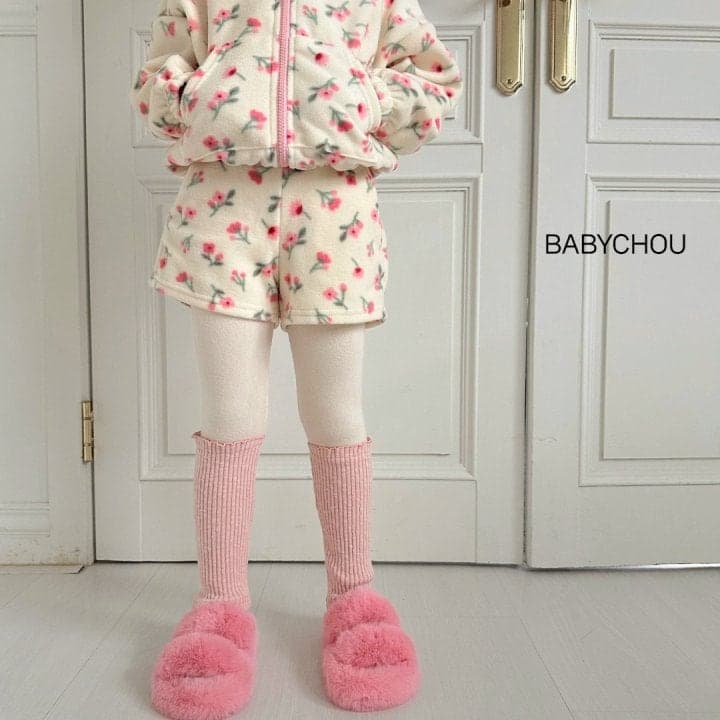 Babychou - Korean Children Fashion - #kidsshorts - Warmer Leggings - 6