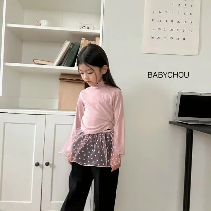 Babychou - Korean Children Fashion - #kidsstore - Kink Turtleneck Tee - 9