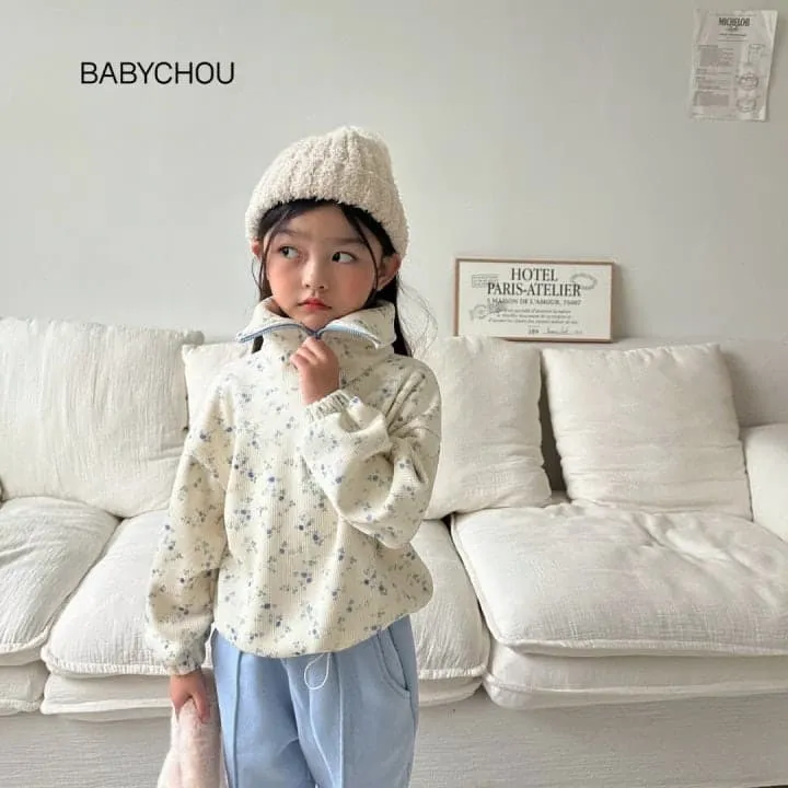 Babychou - Korean Children Fashion - #kidzfashiontrend - Olly Collar Sweatshirt - 12