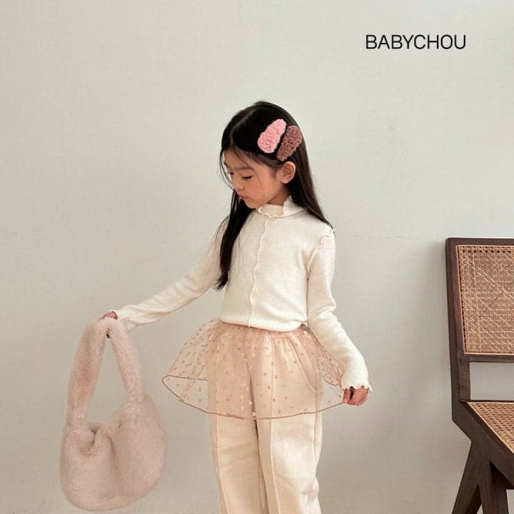 Babychou - Korean Children Fashion - #kidzfashiontrend - Mini Heart Skirt - 2