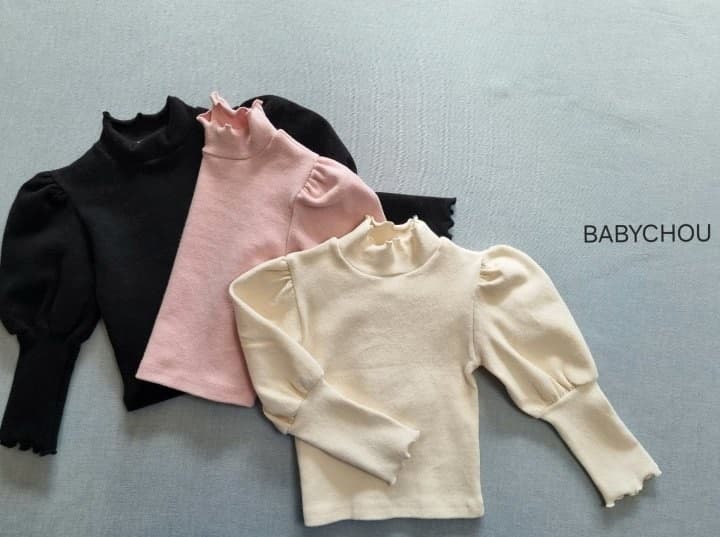 Babychou - Korean Children Fashion - #littlefashionista - Jenny Turtleneck Tee