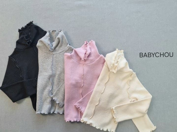 Babychou - Korean Children Fashion - #magicofchildhood - Kelly Turtleneck Tee