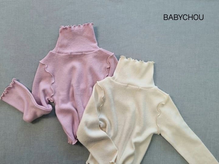 Babychou - Korean Children Fashion - #minifashionista - Kelly Turtleneck Tee - 2