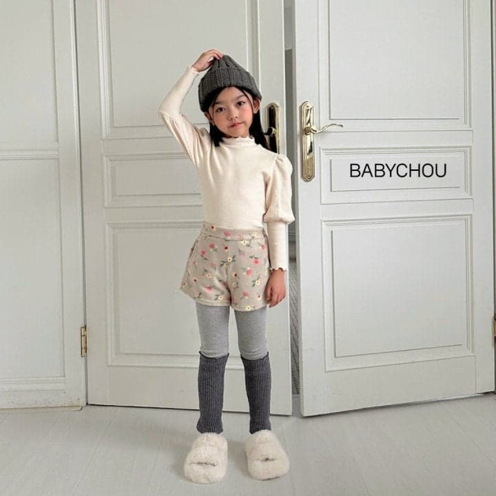 Babychou - Korean Children Fashion - #minifashionista - Jenny Turtleneck Tee - 3